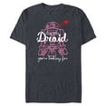 thumbnail image 1 of Star Wars R2-D2 I’m the Droid You’re Looking For Valentine - Short Sleeve Blended T-Shirt for Adults - Customized-Navy Heather, 1 of 5