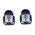 thumbnail image 1 of Star Wars R2-D2 Metal Enamel Stud Earrings, 1 of 1