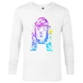 thumbnail image 1 of Star Wars R2-D2 Neon Gradient - Long Sleeve T-Shirt for Men - Customized-White, 1 of 5