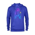 thumbnail image 1 of Star Wars R2-D2 Neon Gradient - Pullover Hoodie for Adults - Customized-Royal Heather, 1 of 5