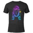 thumbnail image 1 of Star Wars R2-D2 Neon Gradient - Short Sleeve Blended T-Shirt for Adults - Customized-Black, 1 of 5