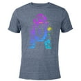 thumbnail image 1 of Star Wars R2-D2 Neon Gradient - Short Sleeve Blended T-Shirt for Adults - Customized-Navy Heather, 1 of 5
