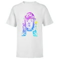 thumbnail image 1 of Star Wars R2-D2 Neon Gradient - Short Sleeve T-Shirt for Kids - Customized-White, 1 of 5
