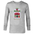 thumbnail image 1 of Star Wars R2-D2 Nordic Print Happy Holidays Christmas - Long Sleeve T-Shirt for Men - Customized-Athletic Heather, 1 of 5