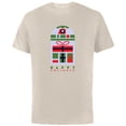 thumbnail image 1 of Star Wars R2-D2 Nordic Print Happy Holidays Christmas - Short Sleeve Cotton T-Shirt for Adults - Customized-Natural, 1 of 5