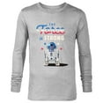thumbnail image 1 of Star Wars R2-D2 The Force is Strong Americana - Long Sleeve T-Shirt for Men - Customized-Athletic Heather, 1 of 5
