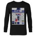thumbnail image 1 of Star Wars R2-D2 Ugly Christmas Sweater - Long Sleeve T-Shirt for Men - Customized-Black, 1 of 5