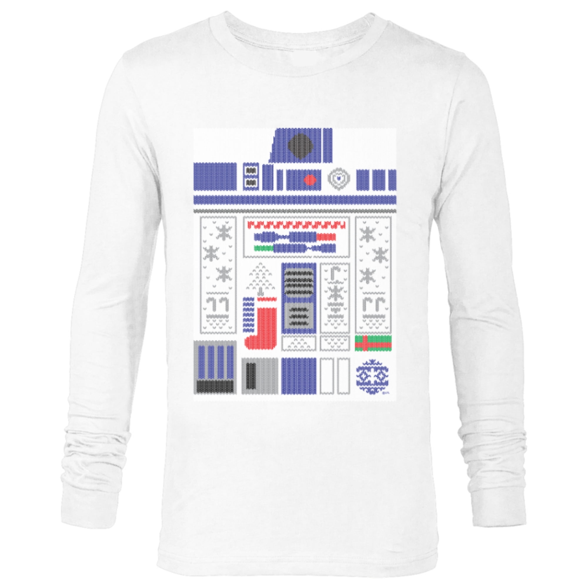 Long Sleeve R2d2 Christmas T Shirt Star Wars R2-D2 Ugly Christmas