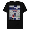 thumbnail image 1 of Star Wars R2-D2 Ugly Christmas Sweater - Short Sleeve Blended T-Shirt for Adults - Customized-Black, 1 of 5