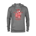 thumbnail image 1 of Star Wars R2-D2 and C-3PO Christmas Nordic Print Red - Pullover Hoodie for Adults - Customized-Athletic Heather, 1 of 5