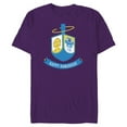 thumbnail image 1 of Star Wars R2-D2 and C-3PO Hanukkah Spinning Dreidel - Short Sleeve Blended T-Shirt for Adults - Customized-Purple, 1 of 5