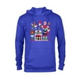 thumbnail image 1 of Star Wars R2-D2 and C-3PO Nordic Print Christmas Holiday - Pullover Hoodie for Adults - Customized-Royal, 1 of 5