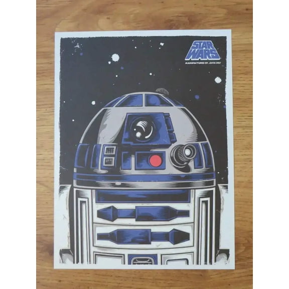 Star Wars R2-D2 artwork 9x12 mini poster or print (2015 Comic-Con exclusive)
