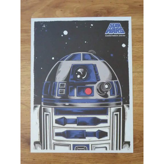 Star Wars R2-D2 artwork 9x12 mini poster or print (2015 Comic-Con exclusive)