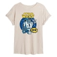 thumbnail image 1 of Star Wars - R2 Wrapper - Juniors Oversized Graphic T-Shirt, 1 of 4