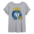 thumbnail image 1 of Star Wars - R2 Wrapper - Juniors Oversized Graphic T-Shirt, 1 of 4
