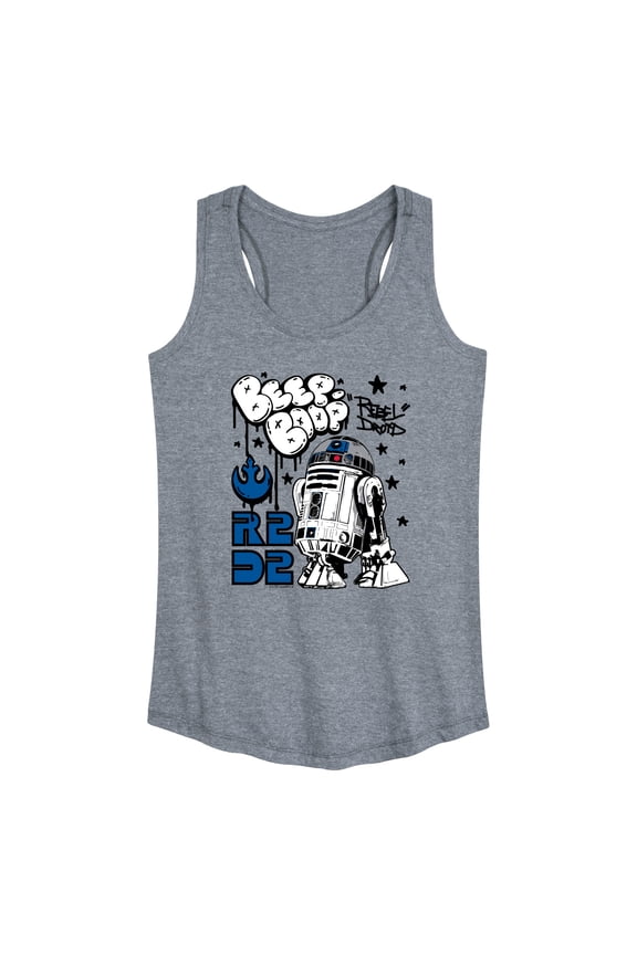 - R2D2 Bleep Boop - Women's Racerback Graphic Tank