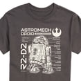 thumbnail image 1 of Star Wars - R2D2 Blueprint - Men's Short Sleeve Graphic T-Shirt, 1 of 4