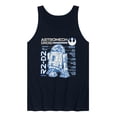 thumbnail image 1 of Star Wars - R2D2 Blueprint - Men's Sleeveless Graphic Tank, 1 of 4