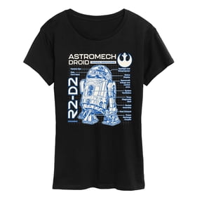Star Wars - R2D2 Blueprint - Women's Short Sleeve Graphic T-Shirt