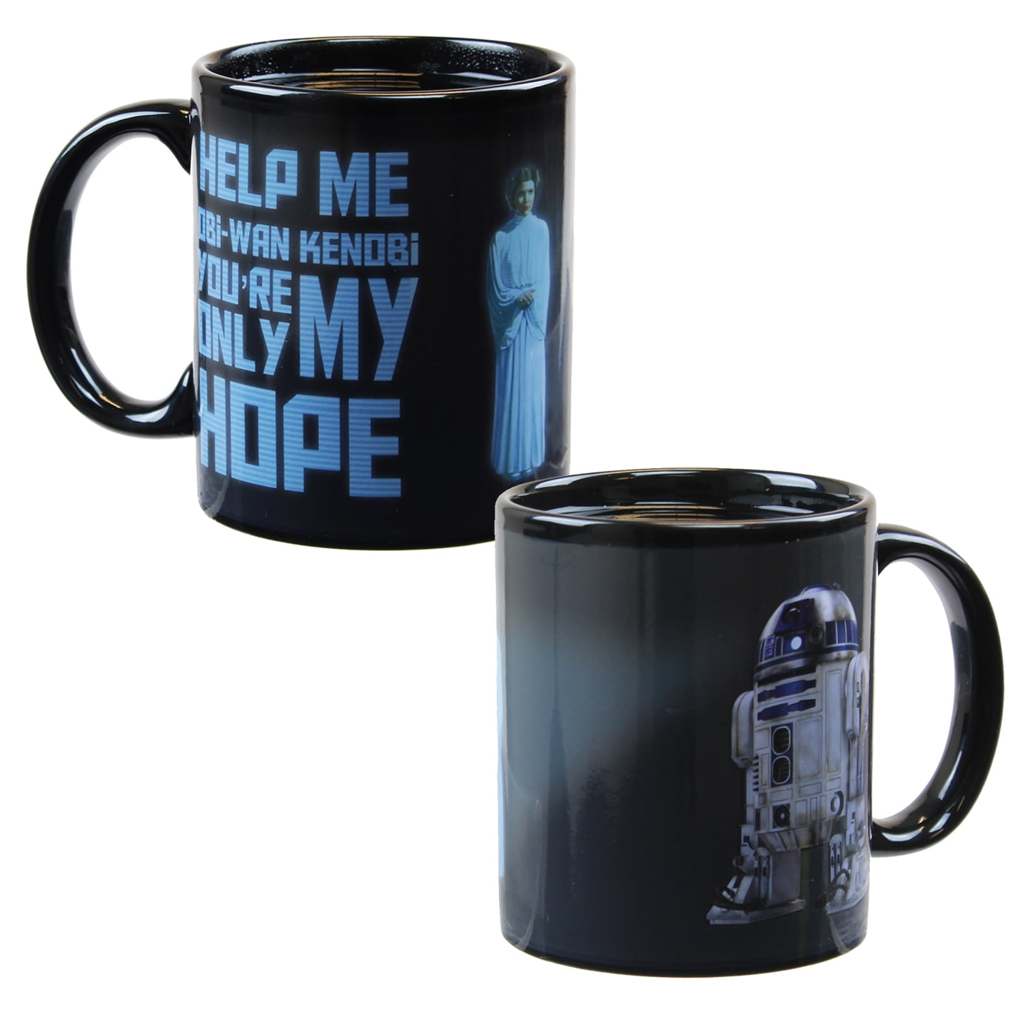 Star Wars R2D2 Design Metallic Coffee Mug and Can Cooler Set Man