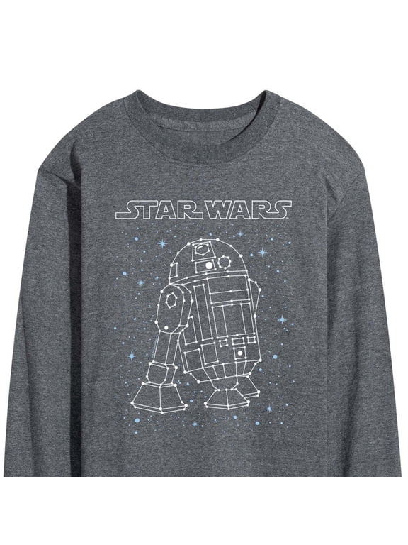 - R2D2 Constellation Men's Long Sleeve Graphic T-Shirt