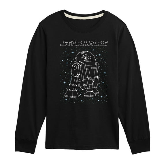 Star Wars - R2D2 Constellation - Toddler And Youth Long Sleeve Tee