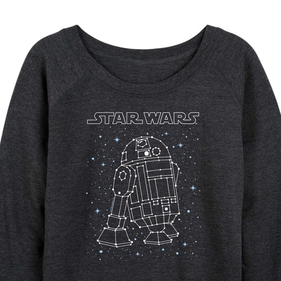 Star Wars - R2D2 Constellation - Women's French Terry Long Sleeve Pullover
