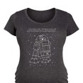 thumbnail image 1 of Star Wars - R2D2 Constellation - Women's Maternity Scoop Neck Graphic T-Shirt, 1 of 4