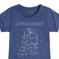 thumbnail image 1 of Star Wars - R2D2 Constellation - Youth Girls Fitted Short Sleeve T-Shirt, 1 of 4