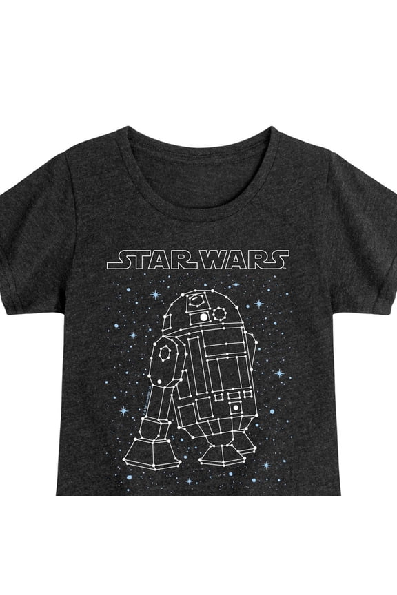 - R2D2 Constellation - Youth Girls Fitted Short Sleeve T-Shirt