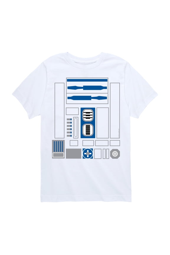 - R2D2 Costume - Youth Boys Short Sleeve Graphic T-Shirt