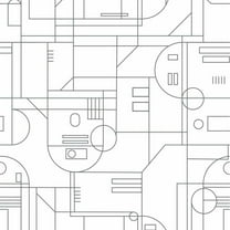 Star Wars R2D2 Geometric Peel and Stick Wallpaper