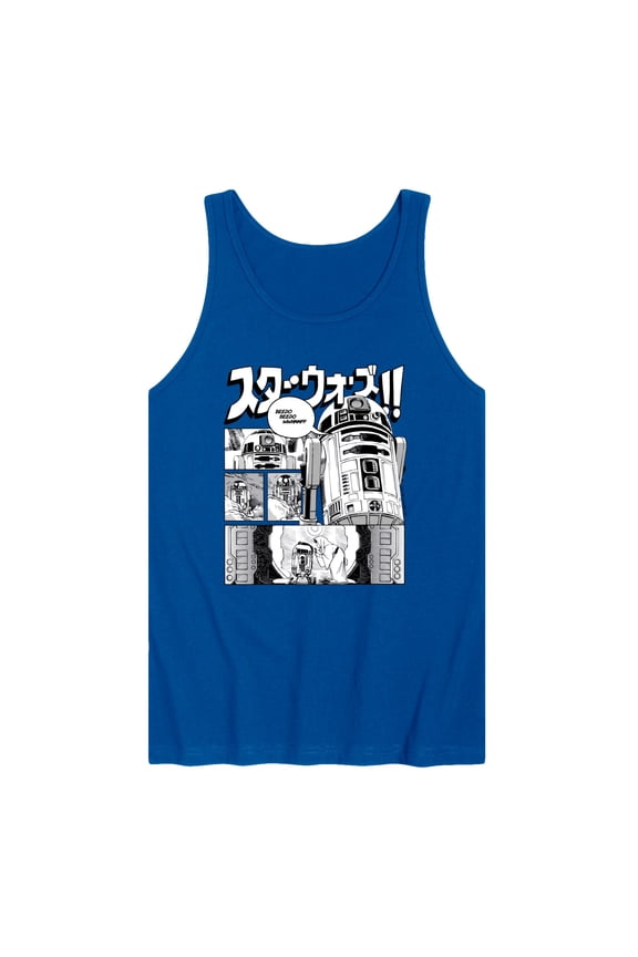 - R2D2 Manga Panels - Men's Sleeveless Graphic Tank