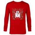thumbnail image 1 of Star Wars R2D2 Merry Christmas - Long Sleeve T-Shirt for Men - Customized-New Red, 1 of 5