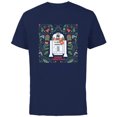thumbnail image 1 of Star Wars R2D2 Merry Christmas - Short Sleeve Cotton T-Shirt for Adults - Customized-Navy, 1 of 5