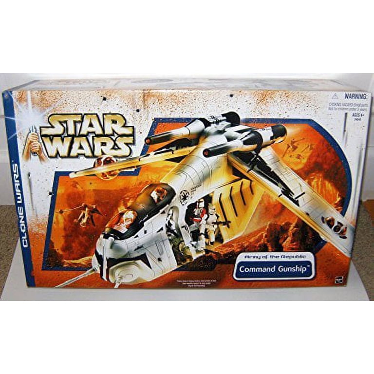 STAR WARS Republic Gunship walmart版 Star Wars REPUBLIC COMMAND GUNSHIP Army of the Republic Clone Wars