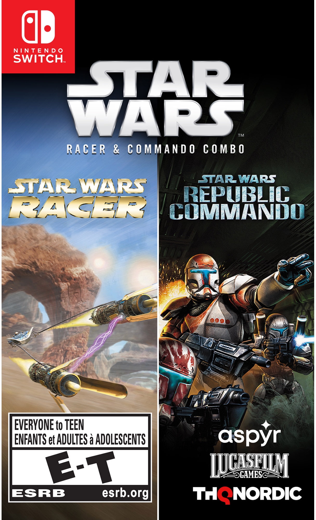 Star Wars: Racer and Commando Combo, THQ Nordic, Nintendo Switch, 811994023087