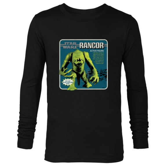 Star Wars Rancor Beast Action Figure - Long Sleeve T-Shirt for Men - Customized-Black