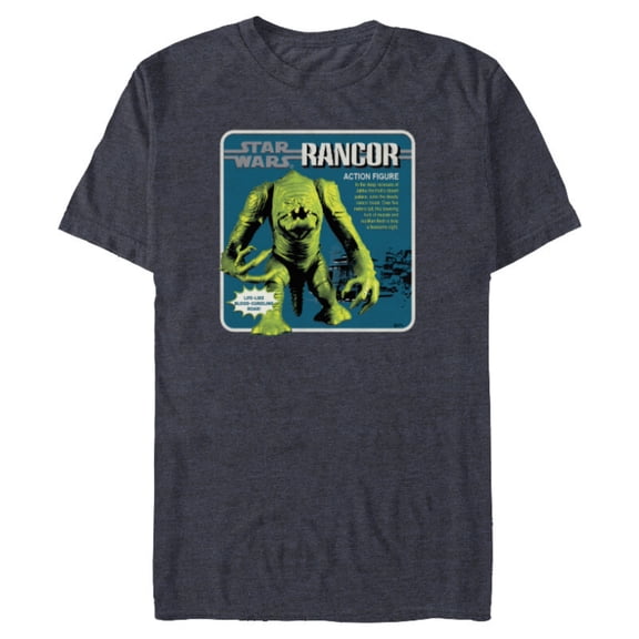 Star Wars Rancor Beast Action Figure - Short Sleeve Blended T-Shirt for Adults - Customized-Navy Heather