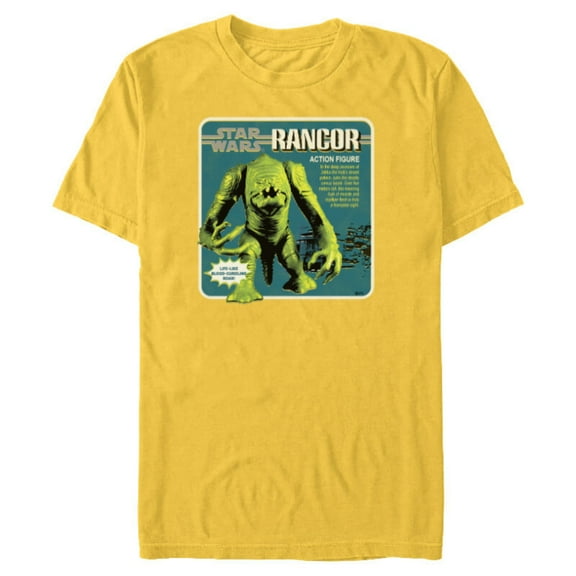 Star Wars Rancor Beast Action Figure - Short Sleeve Blended T-Shirt for Adults - Customized-Yellow