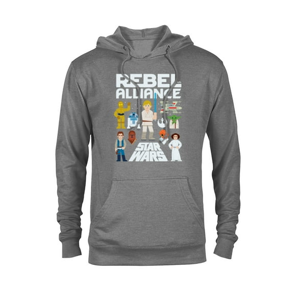 Star Wars Rebel Alliance Heroes - Pullover Hoodie for Adults - Customized-Athletic Heather