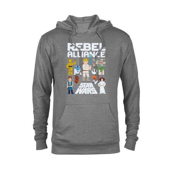 Star Wars Rebel Alliance Heroes - Pullover Hoodie for Adults - Customized-Athletic Heather