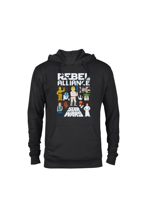 Rebel Alliance Heroes - Pullover Hoodie for Adults - Customized-Black