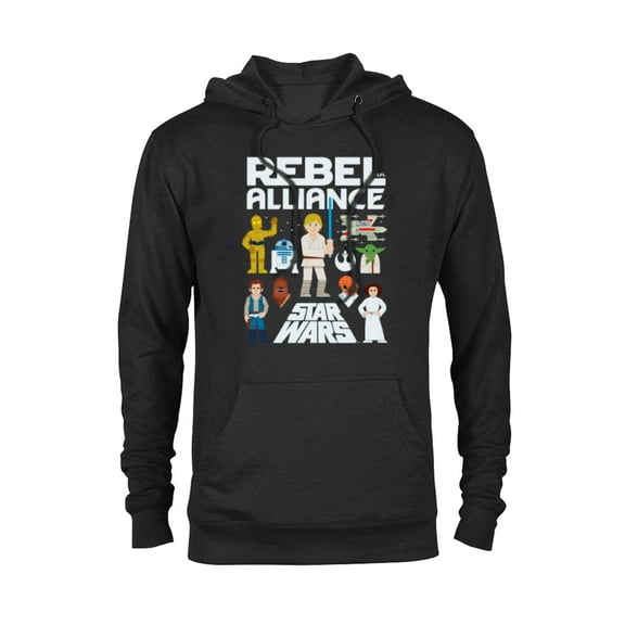 Star Wars Rebel Alliance Heroes - Pullover Hoodie for Adults - Customized-Black
