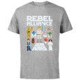 thumbnail image 1 of Star Wars Rebel Alliance Heroes - Short Sleeve Cotton T-Shirt for Adults - Customized-Athletic Heather, 1 of 5