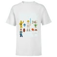 thumbnail image 1 of Star Wars Rebel Alliance Heroes - Short Sleeve T-Shirt for Kids - Customized-White, 1 of 5