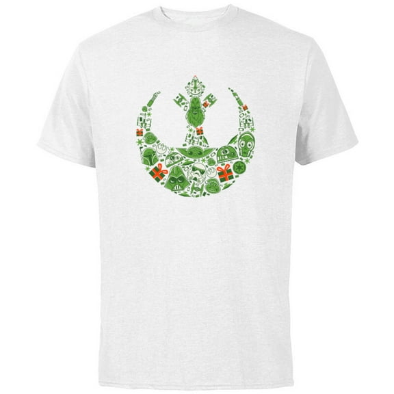 Star Wars Rebel Alliance Holiday Standard - Short Sleeve Cotton T-Shirt for Adults - Customized-White