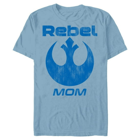 Star Wars Rebel Alliance Matching Family MOM - Short Sleeve Blended T-Shirt for Adults - Customized-Ocean Blue