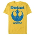 thumbnail image 1 of Star Wars Rebel Alliance Matching Family MOM - Short Sleeve Blended T-Shirt for Adults - Customized-Yellow, 1 of 5